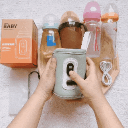 Portable USB Milk Water Warmer Stroller Insulated Bag: Essential Baby –  Happishoppe