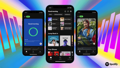 aplicația Spotify
