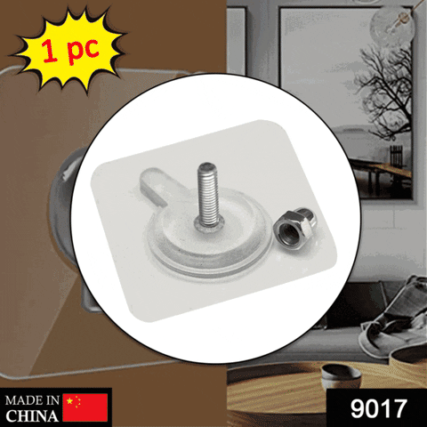 9017 Adhesive Screw Wall Hook used in all kinds of places including household and offices for hanging and holding stuffs etc. 9017 Adhesive Screw Wall Hook used in all kinds of places including household and offices for hanging and holding stuffs etc.