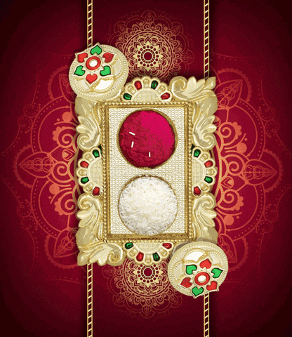 Rakasha Bandhan Special Puja Thali, Kumkum Thali Holder, Pooja Return Gift, Indian Housewarming Gifts, Brother/Bhai/Bhabhi/Sister/Family Rakhi for Rakshabandhan, Diwali