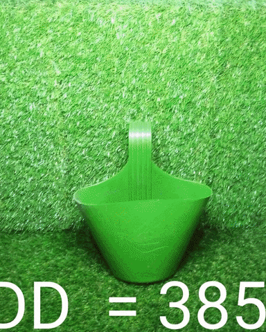 Plastic Hanging Planter Pot, Multicolour