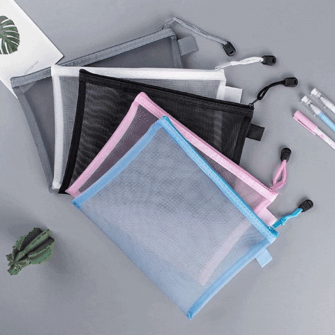 A4 Transparent File Folders Zipper Pouch A4 Transparent File Folders Zipper Pouch