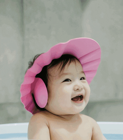 Adjustable Safe Soft Baby Shower cap