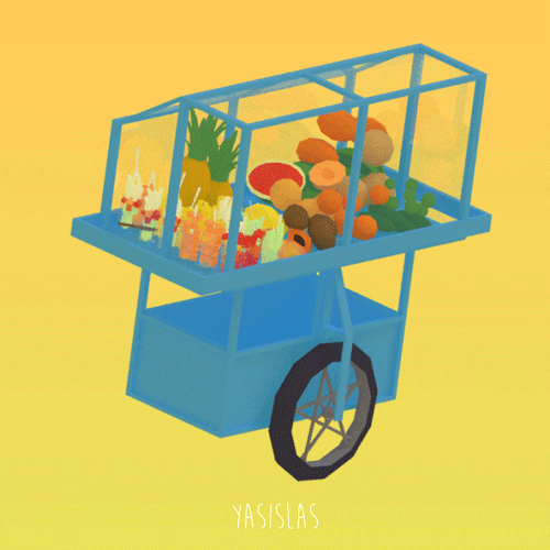 carrito de frutas