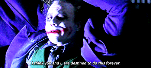 Joker talking about doing it forever