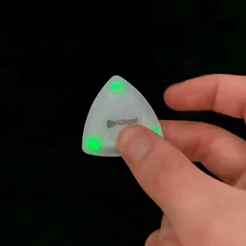 Guitar Glowing Plectrum White/Green/Purple Luminous Glowing Picks