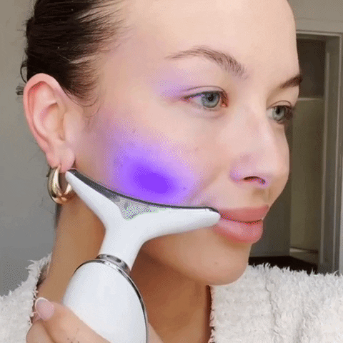 Minoa™ Masajeador Facial con terapia de Electro-Estimulación y Luz LED