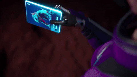 GIF con saturación, borde y sombra