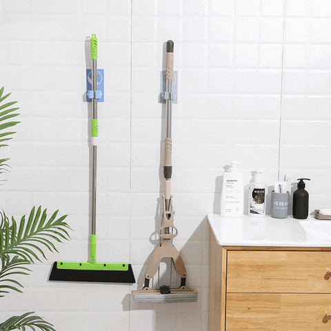 Cartoon Sticker Mop Holder (Pack of 2) Cartoon Sticker Mop Holder (Pack of 2)