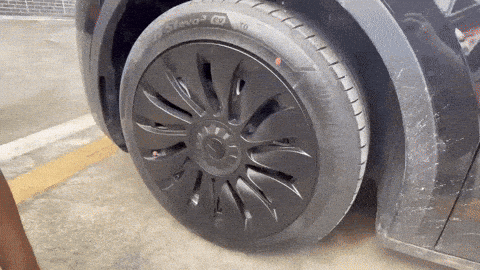 Tesla Model Y Uberturbine Wheel Covers Remove Tutorial