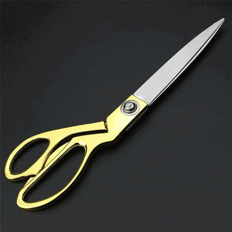 Stainless Steel Tailoring Scissor Sharp Cloth Cutting for Professionals  (Golden)