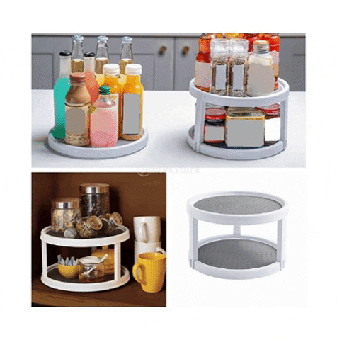 Double Layer Rotating tray Double Layer Rotating tray