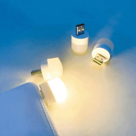 Multi Functional Mini USB Night Light Bulb (Pack of 5)