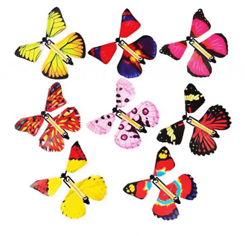3 Pcs Magic Tricks Flying Butterfly