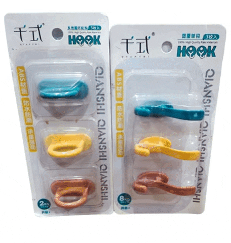 3Pcs Plastic Hook 3Pcs Plastic Hook