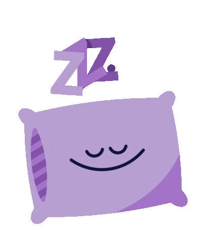 Headspace GIF of a pillow sleeping