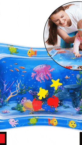 8090 Baby Water Mat Inflatable Baby Play Mat Activity Center for Infant Baby Toys 3 to 15 Months, Baby Gifts for Boys Girls(Assorted Design) 8090 Baby Water Mat Inflatable Baby Play Mat Activity Center for Infant Baby Toys 3 to 15 Months, Baby Gifts for Boys Girls(Assorted Design)