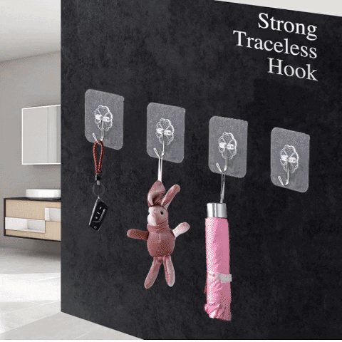 Self Adhesive Sticker Hook (Pack of 10) Self Adhesive Sticker Hook (Pack of 10)