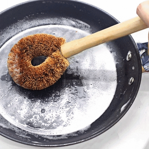 Coconut Fibre Pan Cleaning Brush Coconut Fibre Pan Cleaning Brush
