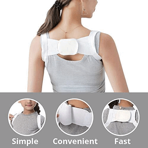 6540 Back and Shoulder Posture Corrector for Adult and Child Corset, Back Support Band, Corrective Orthosis, Posture Correction Health-wh Back Brace Shoulder Support Back Support Belt