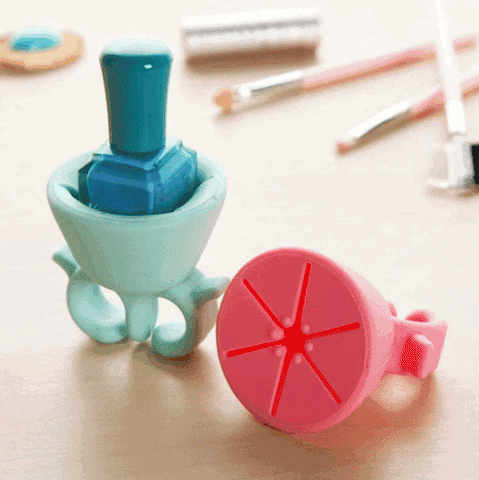 0355 Nail Polish Holder Ring with Nail Polish Holder Stand, Fingernail Painting Tools, Manicure and Pedicure Accessories 0355 Nail Polish Holder Ring with Nail Polish Holder Stand, Fingernail Painting Tools, Manicure and Pedicure Accessories