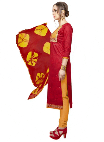 Generic Women's Cotton Unstitched Salwar-Suit Material With Dupatta (Red, 2-2.5mtrs) Generic Women's Cotton Unstitched Salwar-Suit Material With Dupatta (Red, 2-2.5mtrs)