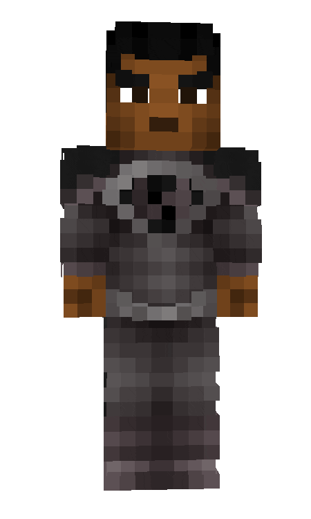 Nat-Yr | Homercuro (Black Armored Suit) Minecraft Skin