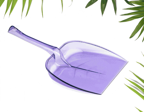 5912 Plastic Unbreakable Dustpan Big Size with Long Handle Dust Collector Pan for Home and Kitchen(Pack of 1pc)