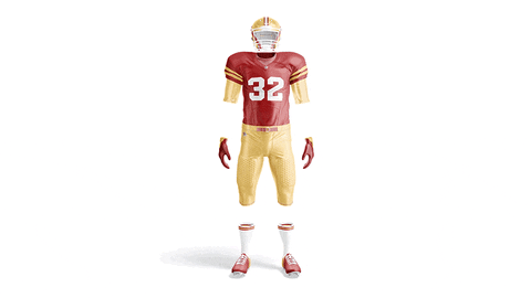 American Football Uniform Animated Mockup - 2