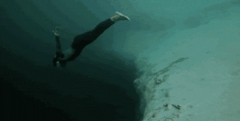 Taking a dip