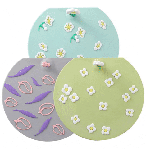 Bathroom Drain Mat With Flower Handle Bathroom Drain Mat With Flower Handle