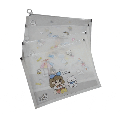 Lucky Girl Design Document Bag