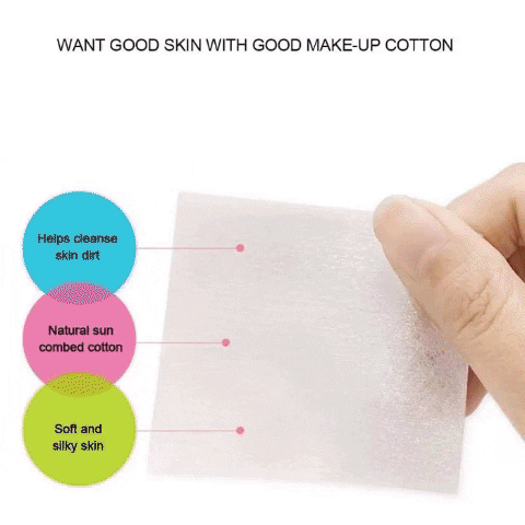 40 Pcs Make Up Cleaning Cotton Puff (Pack of 2) 40 Pcs Make Up Cleaning Cotton Puff (Pack of 2)