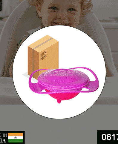 Rotating Baby Bowl used for serving food to kids and toddlers etc. Rotating Baby Bowl used for serving food to kids and toddlers etc.