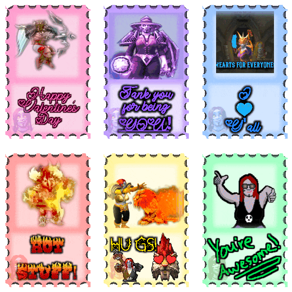 Pharazon Valentines mini-cards 2024