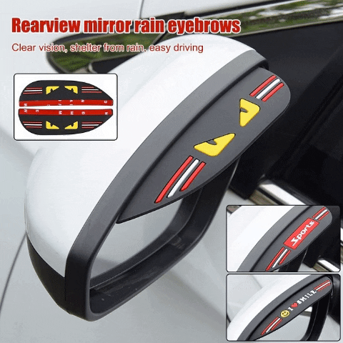 2 Pcs Eyes Print Rearview Car Mirror Guard 2 Pcs Eyes Print Rearview Car Mirror Guard