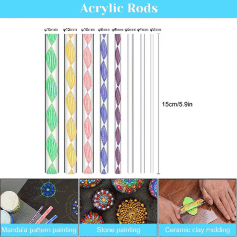 8 Pcs Acrylic Dotting Tools 8 Pcs Acrylic Dotting Tools