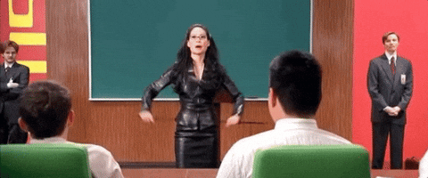 Lucy Liu as a teacher