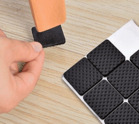 18 Pcs Furniture Soft Anti Slip Mat Square Shape 18 Pcs Furniture Soft Anti Slip Mat Square Shape