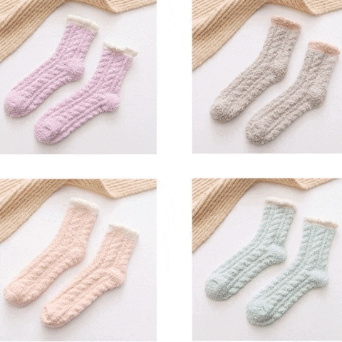 Coral Flee Sleeping Socks Coral Flee Sleeping Socks