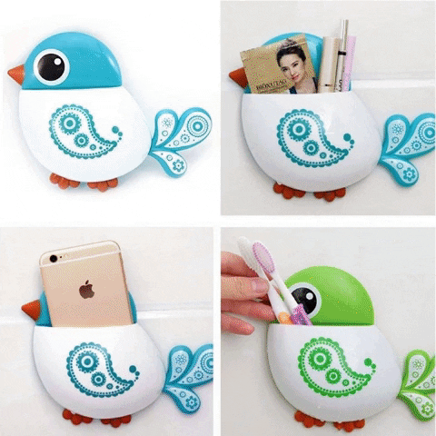 Bird Design Toothbrush Holder Bird Design Toothbrush Holder