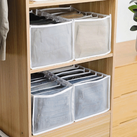 7 Compartment Clothes Storage Organiser (Big Size Heavy Quality)