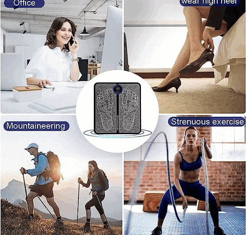 6931  EMS Foot Massager, Electric Feet Massager, Deep Kneading Circulation Foot Booster for Feet and Legs Muscle Stimulator, Folding Portable Electric Massage Machine 6931  EMS Foot Massager, Electric Feet Massager, Deep Kneading Circulation Foot Booster for Feet and Legs Muscle Stimulator, Folding Portable Electric Massage Machine