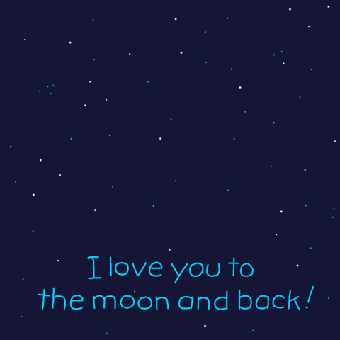 o que significa "I love you to the moon and back" em ingles