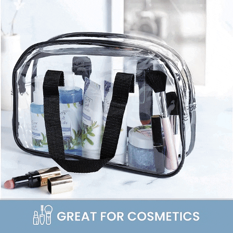 Transparent Cosmetic Toiletry Organizer Bag Transparent Cosmetic Toiletry Organizer Bag