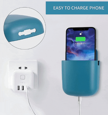 Wall Mountable Remote & Mobile Holder (Pack of 2 Pcs) Wall Mountable Remote & Mobile Holder (Pack of 2 Pcs)