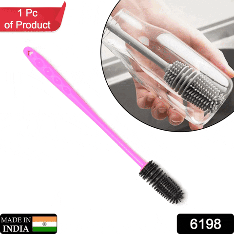 6198 Long Bottle Cleaning Brush for Washing Water Bottle, Narrow Neck Containers 6198 Long Bottle Cleaning Brush for Washing Water Bottle, Narrow Neck Containers