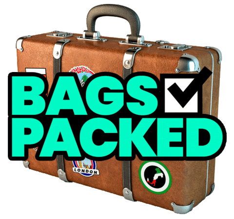 Bags packed