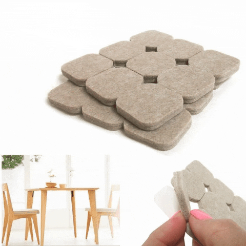 18pcs Felt Furniture Protection Cushion (Square) 18pcs Felt Furniture Protection Cushion (Square)