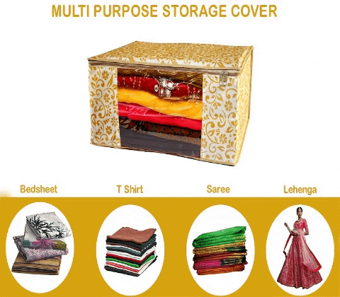 Random Design Saree Cover (Random Colours) Random Design Saree Cover (Random Colours)